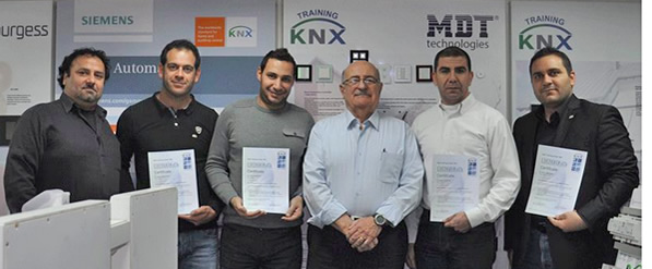 Some of Lebanon’s latest KNX trainees.