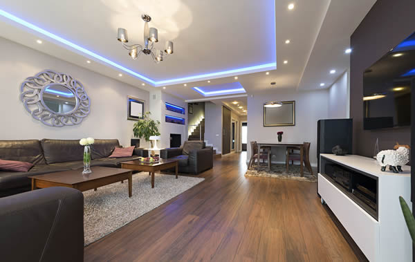 Residential clients often desire creative and versatile lighting designs.