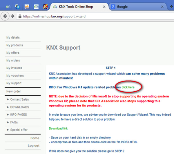 Dr KNX: Using a KNX USB Interface 8.1 KNXtoday