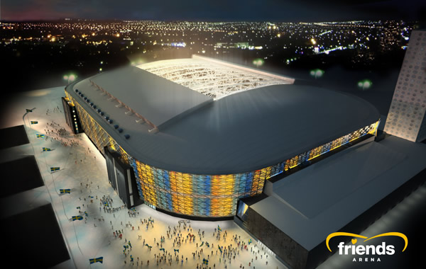 The Friends Arena, KNX Sweden award-winning project 2012 by Jonas Svensson of installation company Bravida.