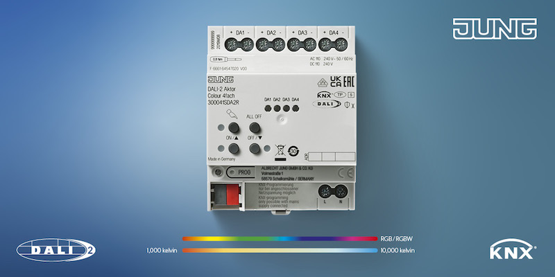 JUNG Launches Innovative KNX DALI 2 Actuator for Streamlined Lighting Control